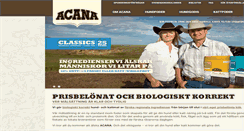 Desktop Screenshot of acana.se