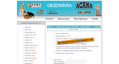 Desktop Screenshot of acana.sk